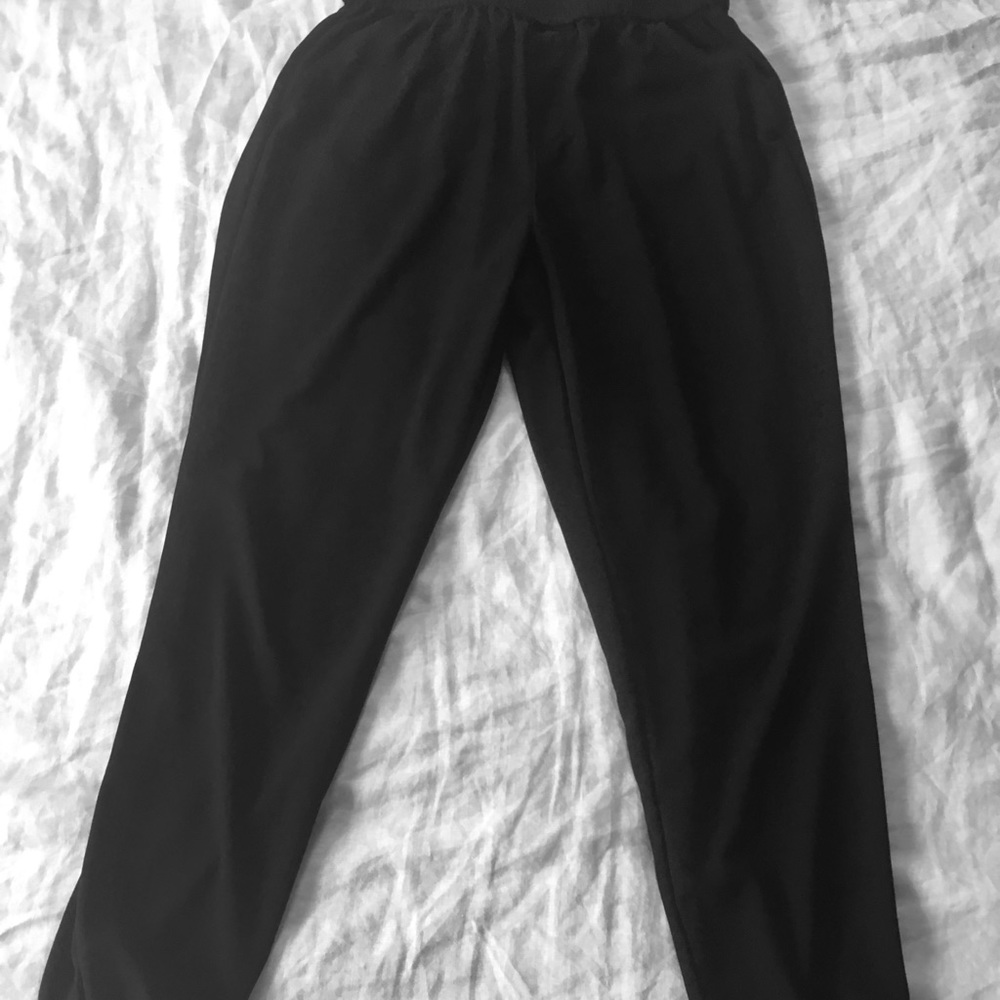 Black joggers